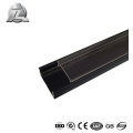 Profilé aluminium carré noir 50x50 pour led